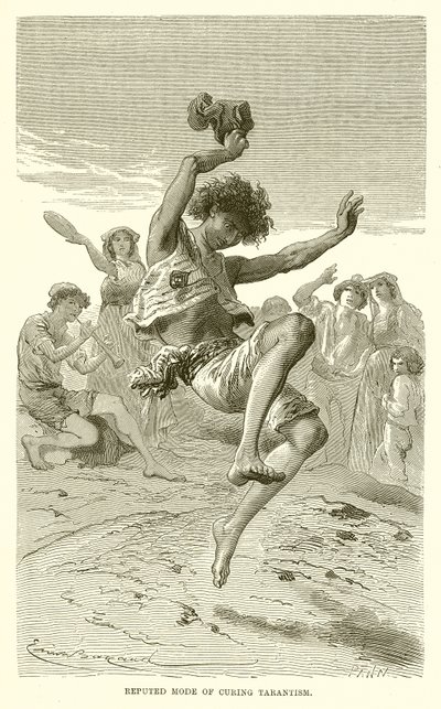 Mode réputé de guérison du tarentisme - Emile Antoine Bayard