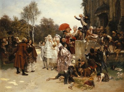 Le baptême, 1863 - Emile Antoine Bayard