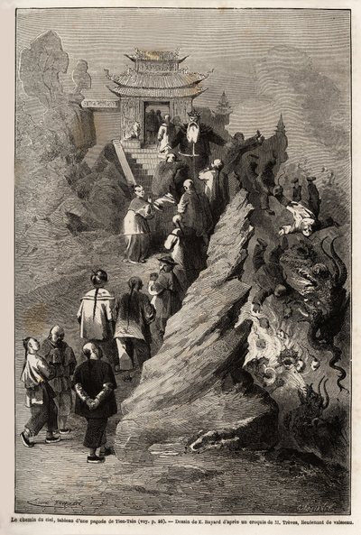 Le Chemin du Ciel, dessin par E. Bayard, d