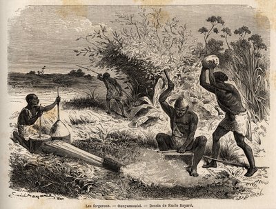 Les forgerons, dans l