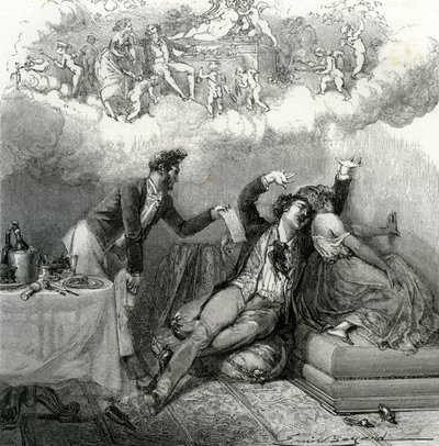 La note du restaurant - Emile Antoine Bayard