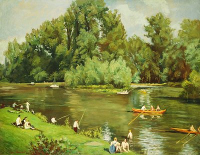 Bord de la Marne, vers 1932 - Emile Bernard