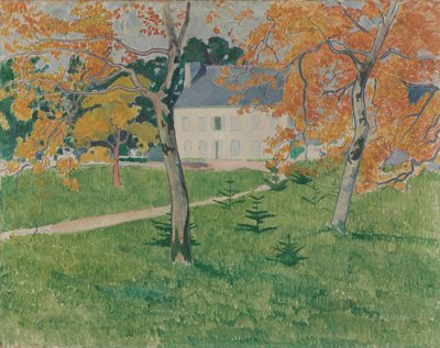 Maison parmi les arbres - Pont-Aven - Emile Bernard