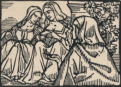 Illustration pour la Ballade des Femmes de Paris de Villon, 1919 - Emile Bernard