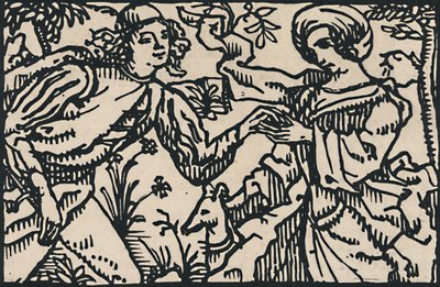 Illustration pour le Petit Testament de Villon, 1919 - Emile Bernard