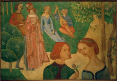 Dans un parc autrefois - Emile Bernard