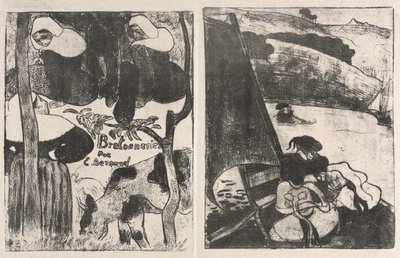 Les Bretonneries : Page de Titre et Le Retour du Pardon - Emile Bernard