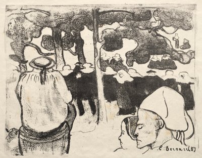 Les Bretonneries : La Noce en Bretagne - Emile Bernard
