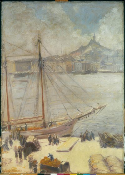 Marseille, le quai - Emile Bernard
