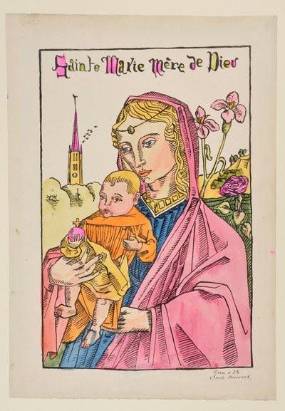 Sainte Marie Mère de Dieu avec le lys - Emile Bernard