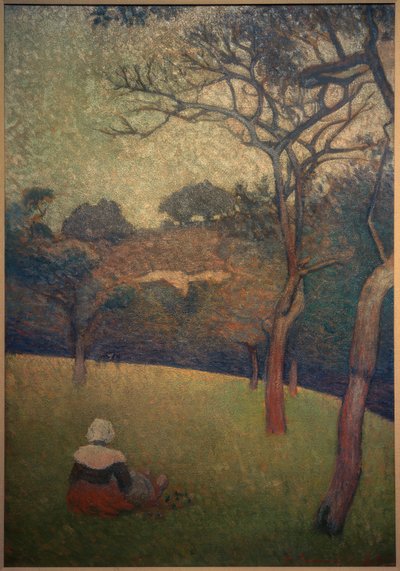 Bretonne assise - Emile Bernard