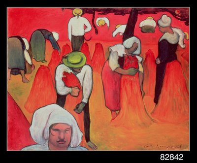 La récolte de sarrasin, 1888 - Emile Bernard