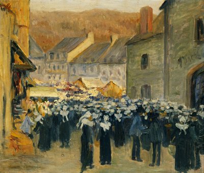 Le Marché à Pont-Aven, 1886 - Emile Bernard