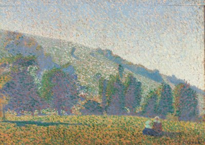 Deux femmes bretonnes dans un pré, 1886 - Emile Bernard