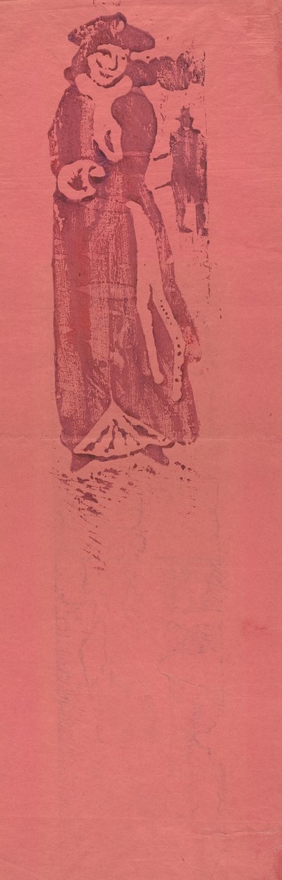 La Dame au Manchon - Emile Bernard