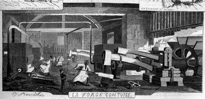Forges de la Franche-Comté : vue intérieure de l