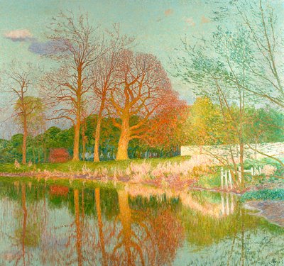 Châtaignier au soleil du soir - Emile Claus