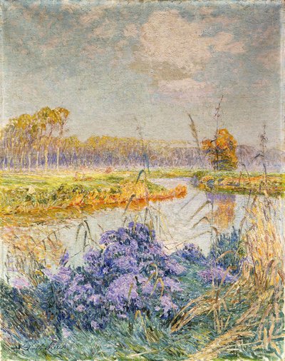 La Lys - De Leie, c. 1902 - Emile Claus