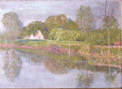 Paysage sur la Lys, un matin de mai, 1902 - Emile Claus