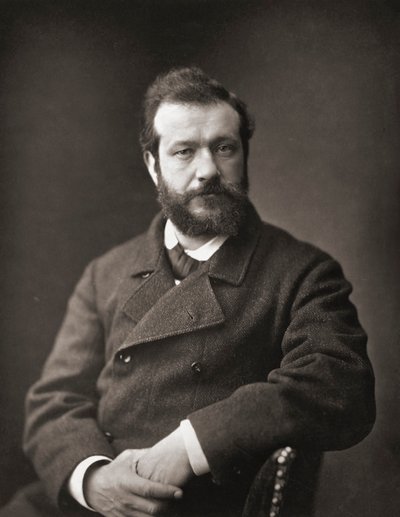 Félix Henri Bracquemond. Portrait. - Emile Courtin