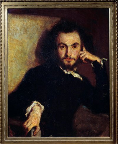 Portrait de Charles Baudelaire (1821-1867) - Emile Deroy