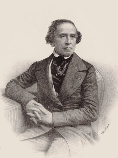 Portrait du compositeur Giacomo Meyerbeer 1791-1864, 1857 - Emile Desmaisons