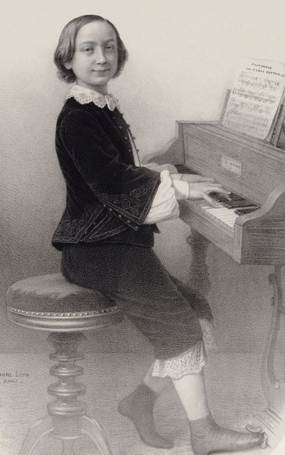 Portrait du violoniste et compositeur Henri Ketten 1848-1883 - Emile Desmaisons