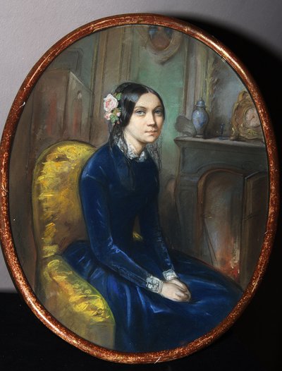 Portrait de Idalia Poletika - Emile Francois Dessain