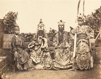 Costumes de théâtre, Saïgon, Cochinchine - Emile Gsell