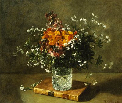 Nature morte florale, 1872 - Emile Gustave Couder