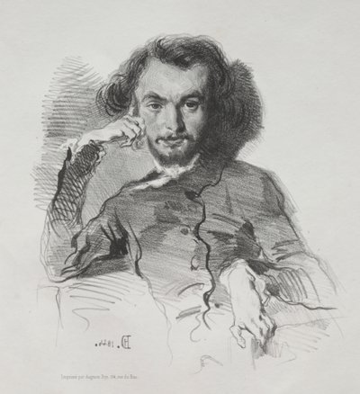 Charles Pierre Baudelaire, 1844 - Emile Isidore Deroy