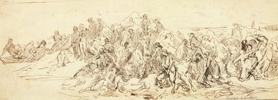 Traversée de la Loire en octobre 1793 - Emile Jean Horace Vernet