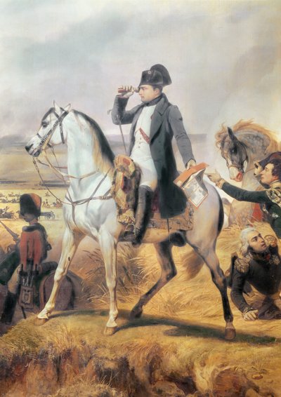 (détail) de Napoléon de la Bataille de Wagram, 6 juillet 1809, 1836 - Emile Jean Horace Vernet