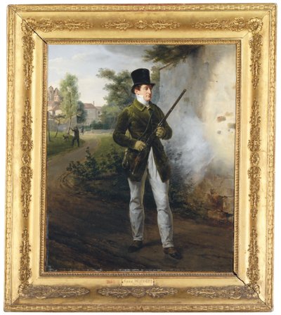 Gabriel Delessert en tenue de chasse - Emile Jean Horace Vernet