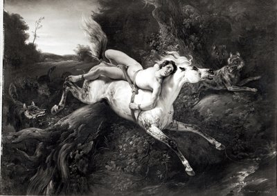 Mazeppa, 1826 - Emile Jean Horace Vernet