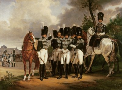 Portrait du Général Marquis de Talhout-Roy - Emile Jean Horace Vernet