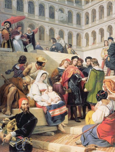 Raphaël au Vatican, 1832 - Emile Jean Horace Vernet