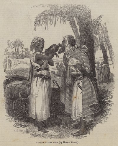 Rebecca au puits - Emile Jean Horace Vernet