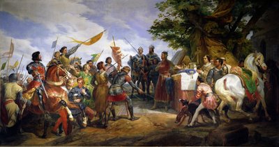 La bataille de Bouvines, 27 juillet 1214, 1827 - Emile Jean Horace Vernet