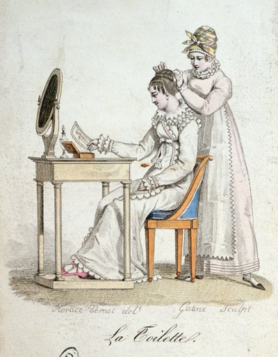 La coiffeuse, c.1816 - Emile Jean Horace Vernet