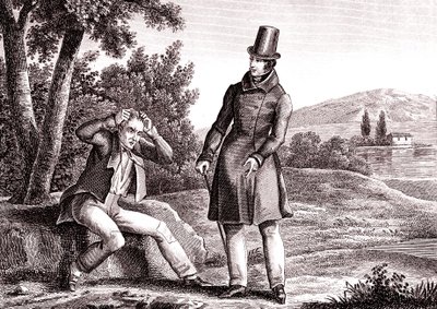 Le misérable perd son trésor, Fable de La Fontaine - Emile Joseph Alexandre Gouget
