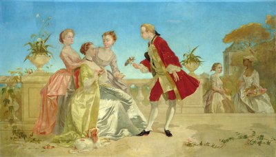 Une visite à sa fiancée - Emile Loubon