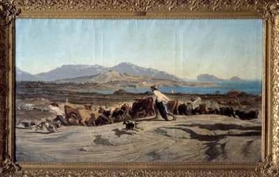 Vue de Marseille prise des Aygalades, une promenade de jour - Emile Loubon
