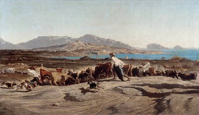 Vue de Marseille, prenant les Aygalades lors d
