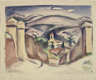Entrée de Cassis, également appelée le clocher de Cassis - Emile Othon Friesz