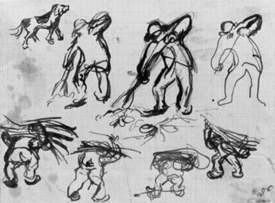 Sept croquis d