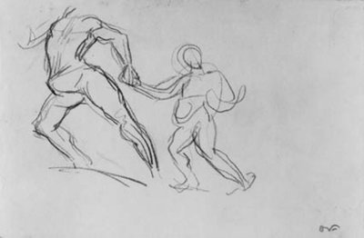 Deux figures en mouvement - Emile Othon Friesz
