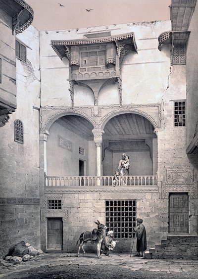 Maison de Beyt El-Tcheleby, 19ème siècle - Emile Prisse d