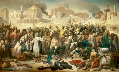 Première Croisade : Prise de Jérusalem par les Croisés - Emile Signol