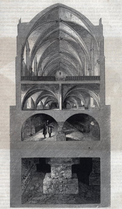 Coupe transversale du lycée Napoléon à Paris (aujourd